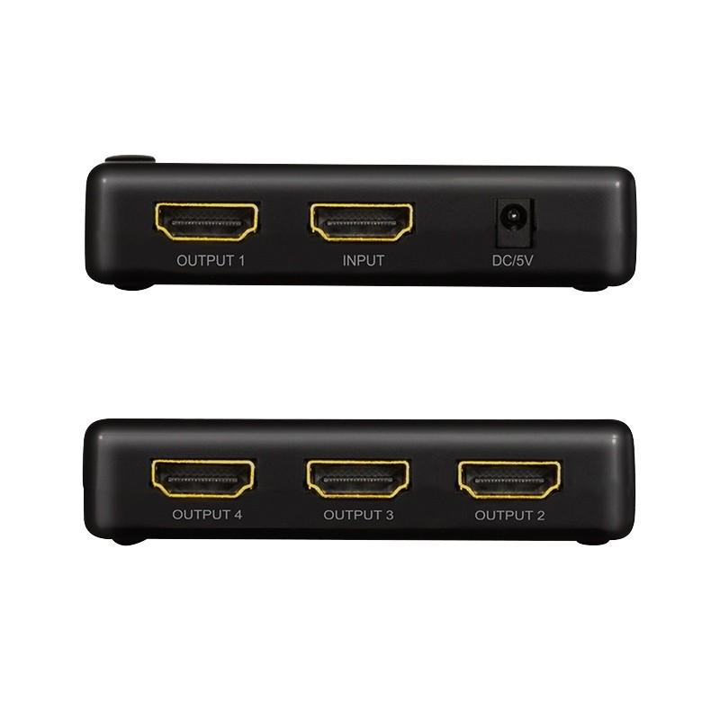 LogiLink LogiLink HDM- Splitter 1x4-Port, 4K / 30Hz, Schlank, schw.