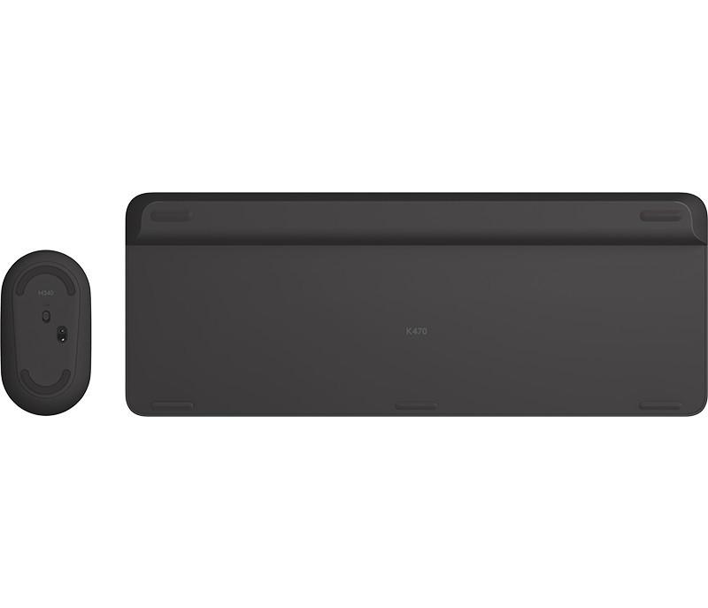 Logitech MK470 Slim Wireless Combo, belaidė klaviatūra ir pelė, US išdėstymas, Grafito spalvos