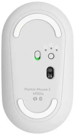 Pelė Klaviatūra „Logitech Pebble 2 M350S“ – balta