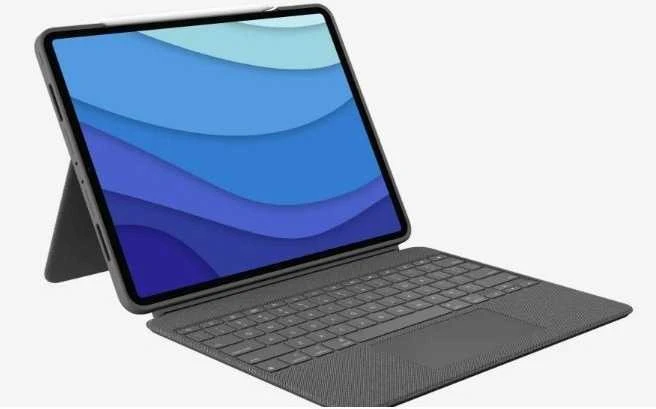 „Logitech Combo Touch iPadPro 12.9 Graphite“.