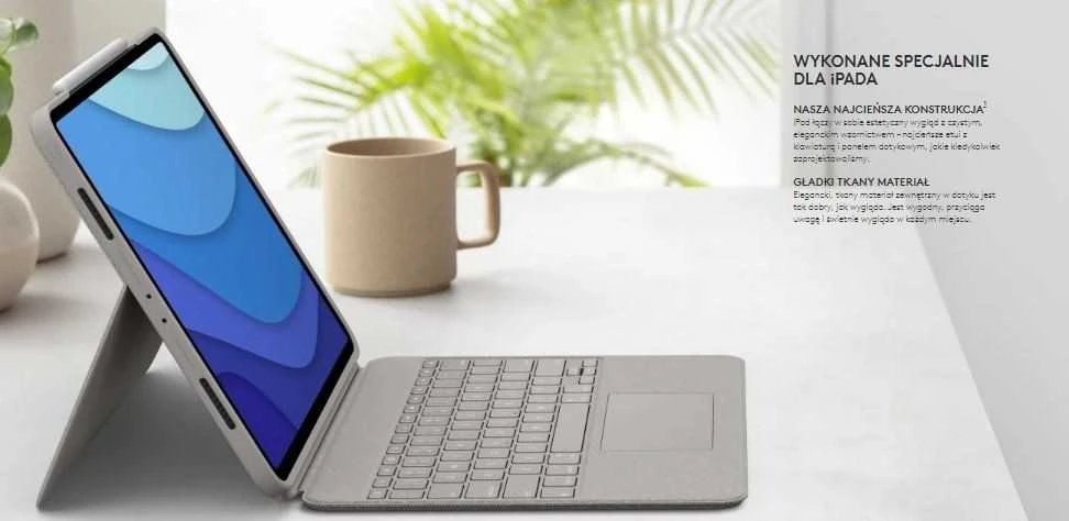 „Logitech Combo Touch iPadPro 12.9 Graphite“.