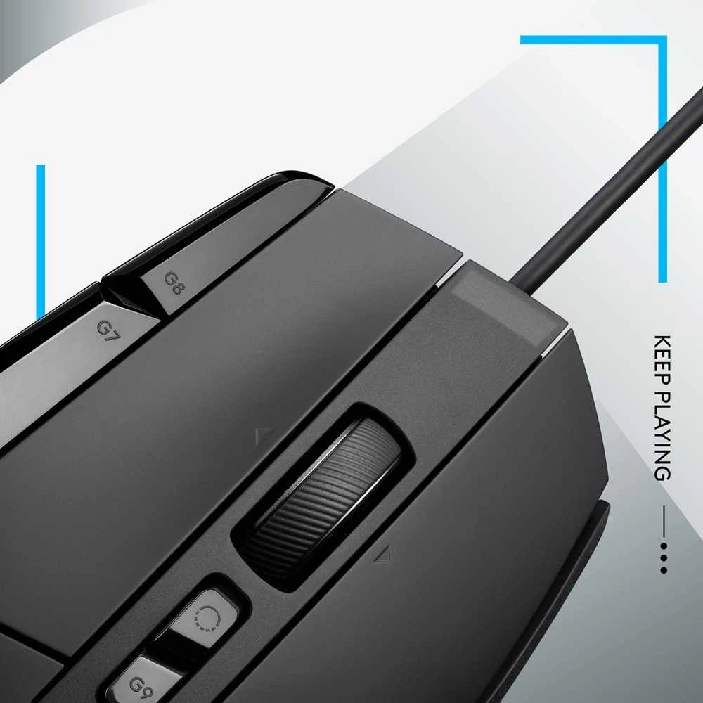 Žaidimų pelė su laidu Logitech G502 X, Juodos spalvos