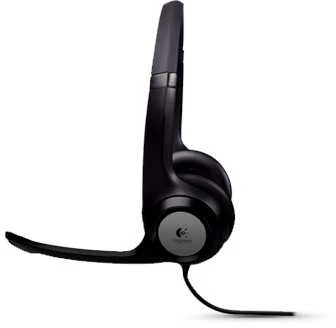 Logitech H390 ausinės šoninis vaizdas