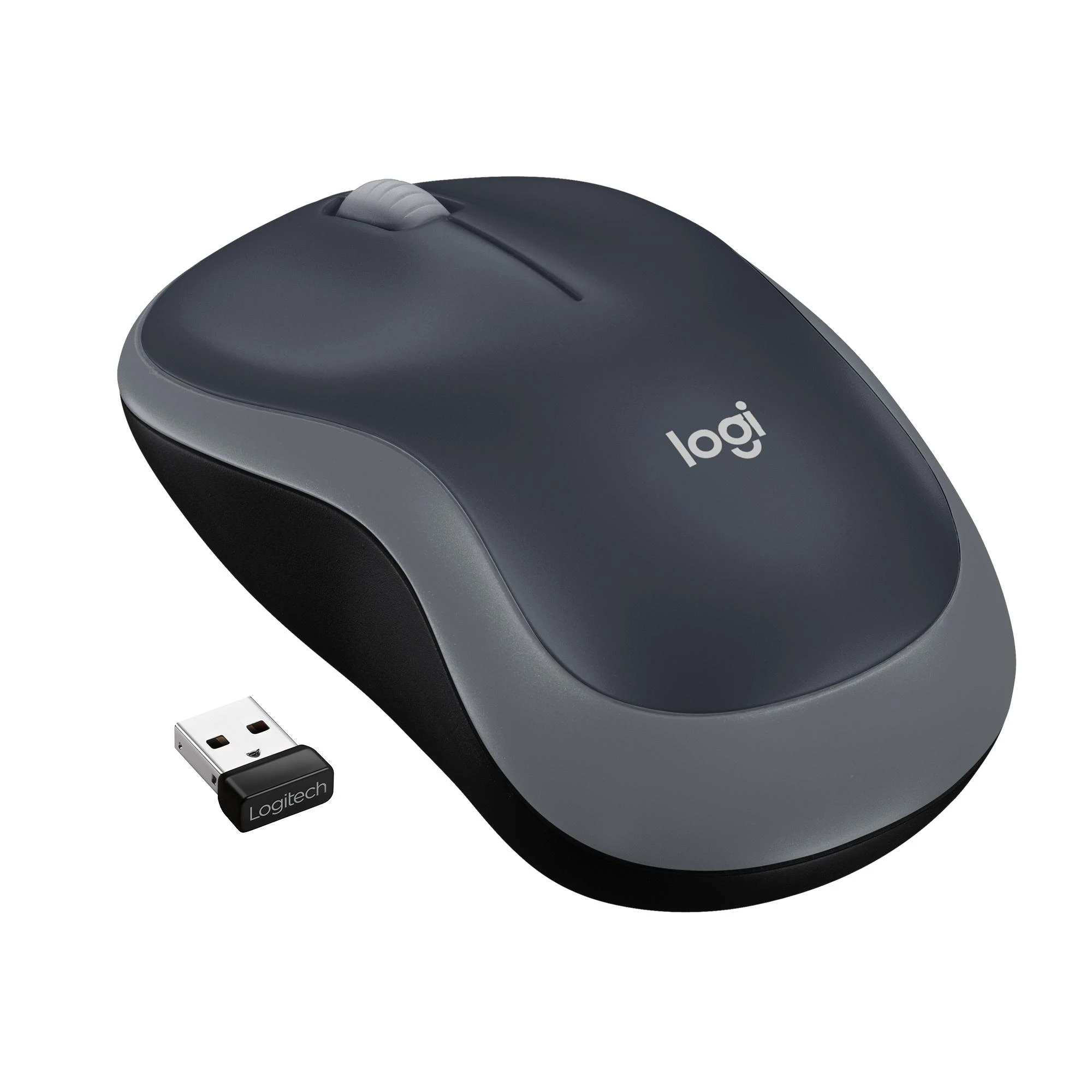 Bevielė pelė Logitech M185 pilka