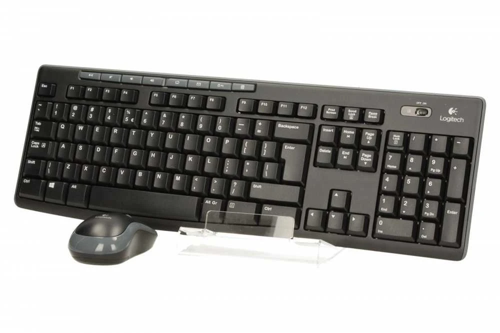 Klaviatūra membraninė logitech mk270 920-004508 (usb (radio 2.4 ghz); spalva juoda)