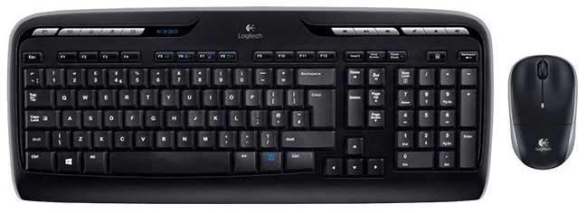 Klaviatūra Rinkinys logitech belaidis rinkinys mk330 belaidis