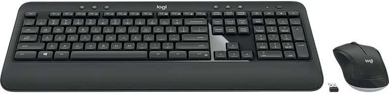 Rinkinys Klaviatūra ir pelė membraninė logitech mk540 920-008685 (usb; spalva juoda; optinė; 1000 dpi)