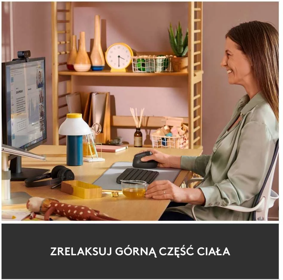 „Logitech“ „Bluetooth“ grafito „Pelė“ keltuvas