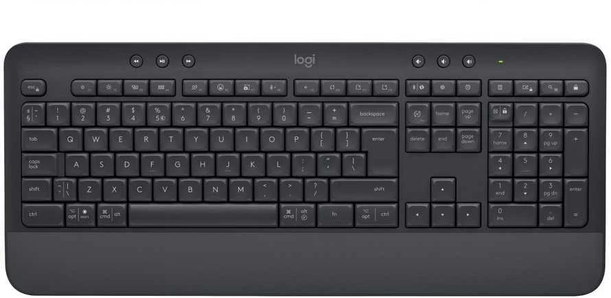 Klaviatūra Logitech Signature K650, Grafito spalvos, JAV tarptautinis išdėstymas (Qwerty)