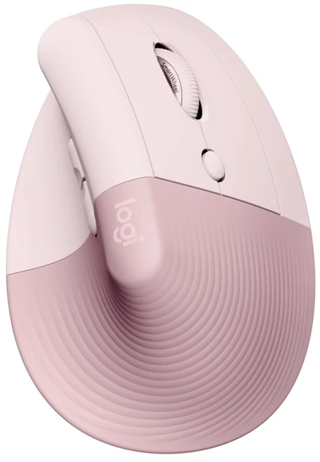„Logitech“ vertikalios rožinės spalvos „Pelė“ keltuvas