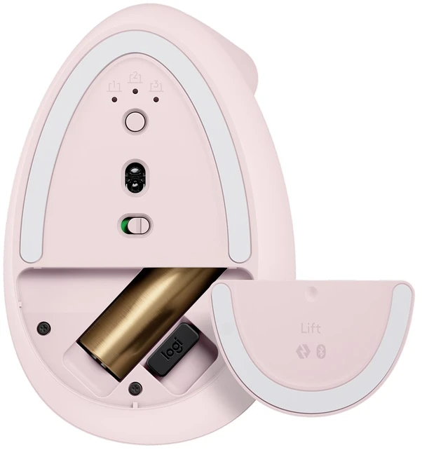 „Logitech“ vertikalios rožinės spalvos „Pelė“ keltuvas