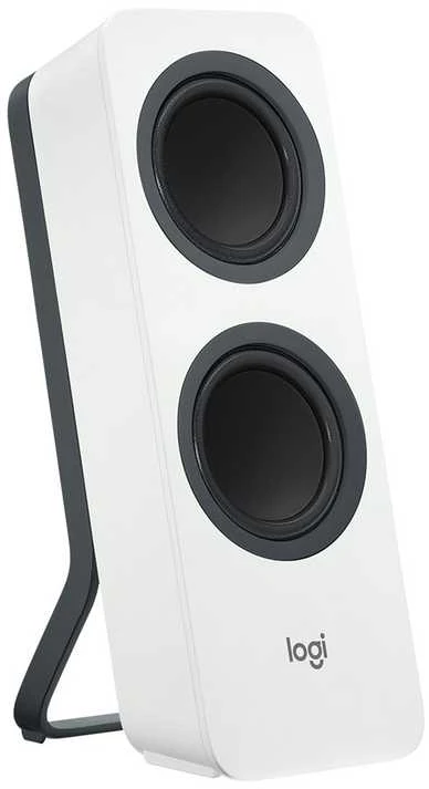 „Logitech z207“ balti garsiakalbiai