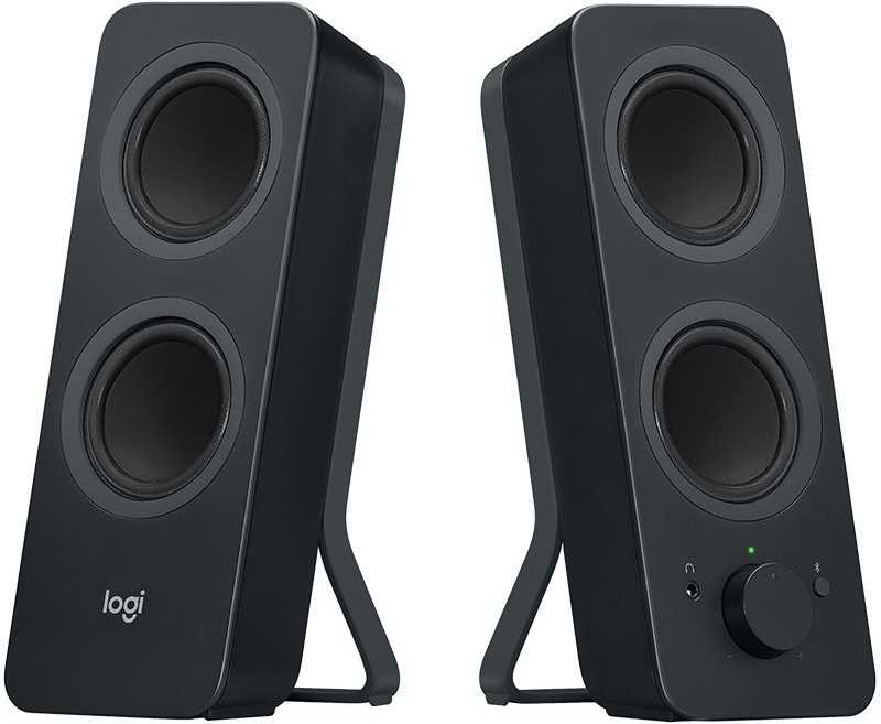 Logitech Z207 „Bluetooth“ kompiuterio garsiakalbiai, juodi
