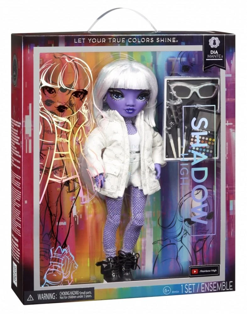 Rainbow High L.O.L Surprise Light Shadow High S23 Fashion Doll - Dia Mante aprašymas - Prekės nuotrauka