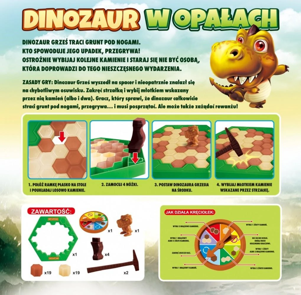 Lucrum Games Stalo žaidimas Nenugriauk dinozauro