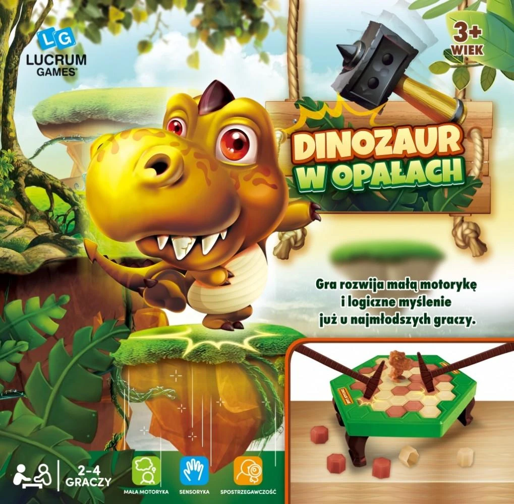 Lucrum Games Stalo žaidimas Nenugriauk dinozauro
