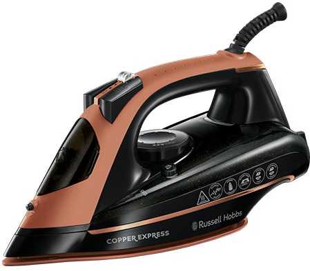 Russell Hobbs Copper Express Dry & Garų lygintuvas 2600 W Juodas, Copper