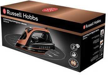 Russell Hobbs Copper Express Dry & Garų lygintuvas 2600 W Juodas, Copper