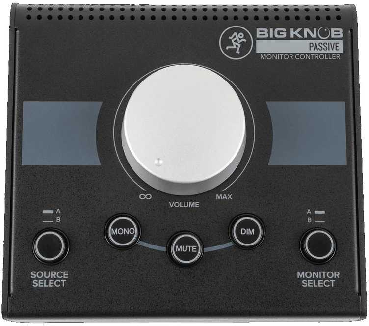 Ausinės Mackie Big Knob Passive - passive monitorius controller