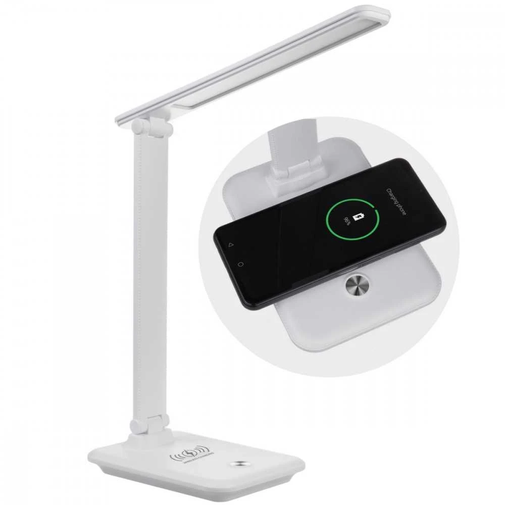 Maclean 9w LED stalinė lempa su MCE616W Qi įkrovikliu