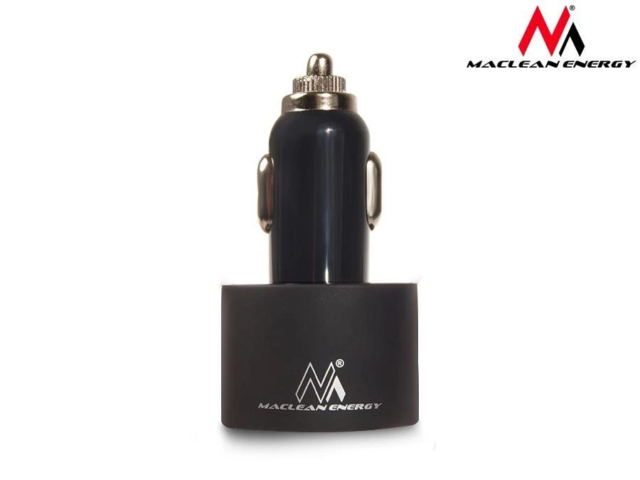 Maclean MCE76 37545 Automobilinis įkroviklis 2xUSB, 5.2A, „Lightning“ spiralė 1.8m