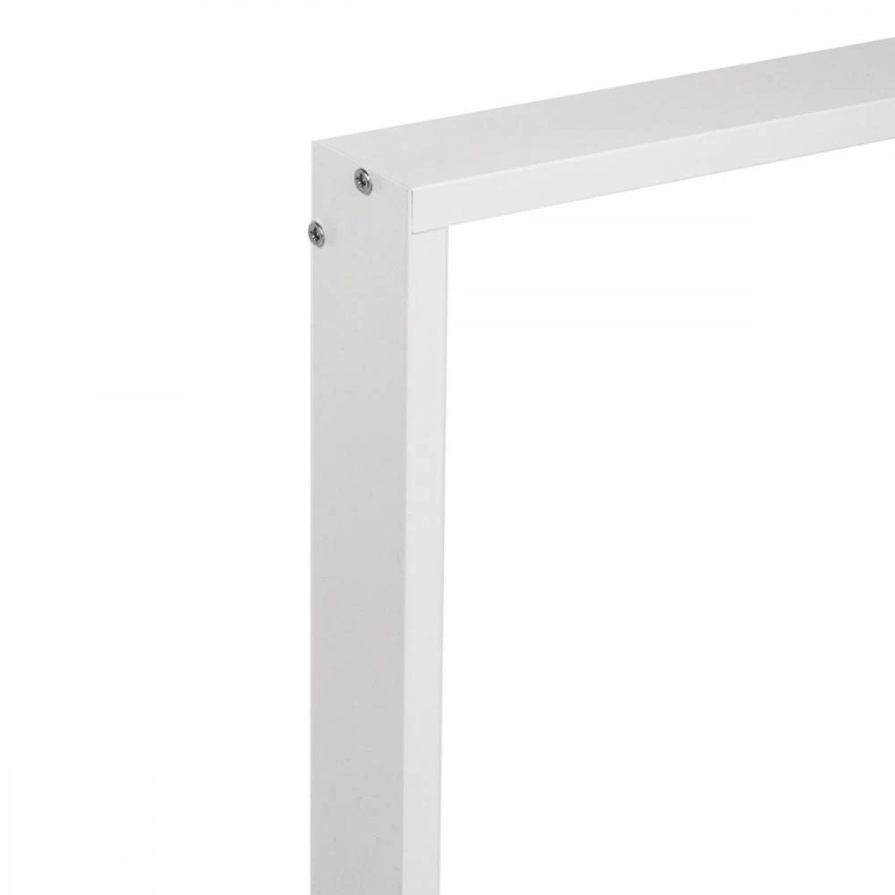 Lubinis šviestuvas Rama Paviršinio montavimo rėmelis „Maclean Energy“ LED lubinėms panelėms, matmenys 1195 x 295 mm, aukštis 5 cm, baltas aliuminis, MCE542