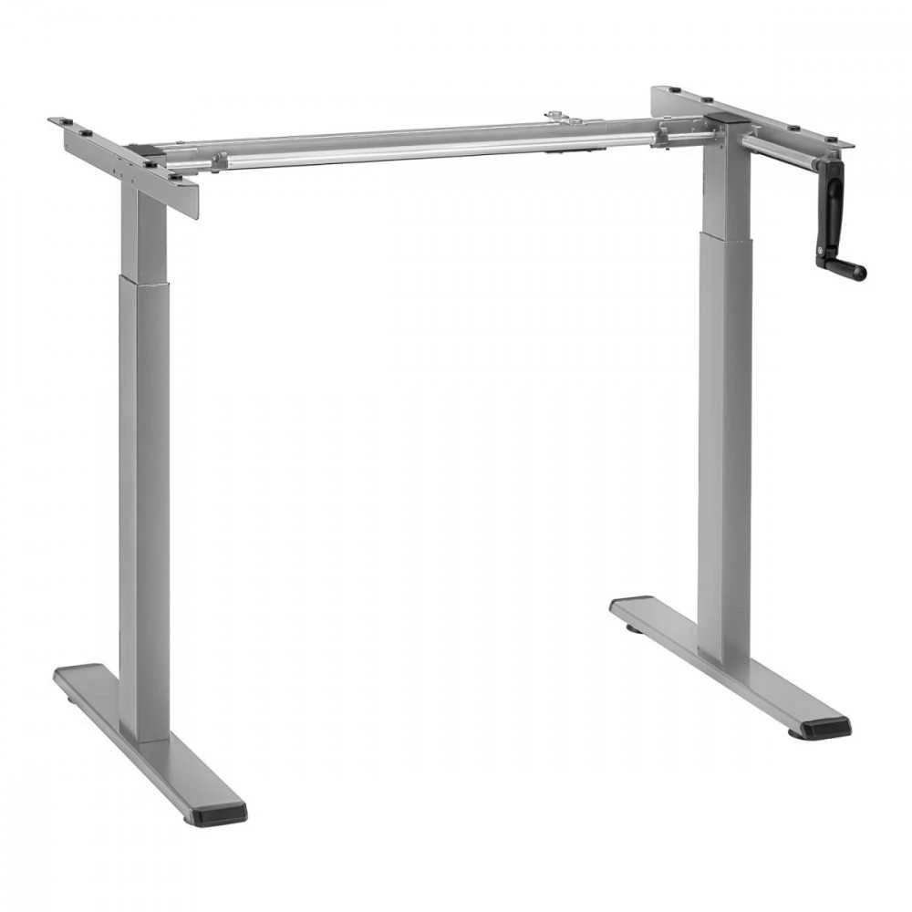 Stalviršio stovas Maclean, rankinis aukščio reguliavimas, be stalviršio, darbui stovint ir sėdint, maks. 60 kg, maks. aukštis 120 cm, mc-790ng