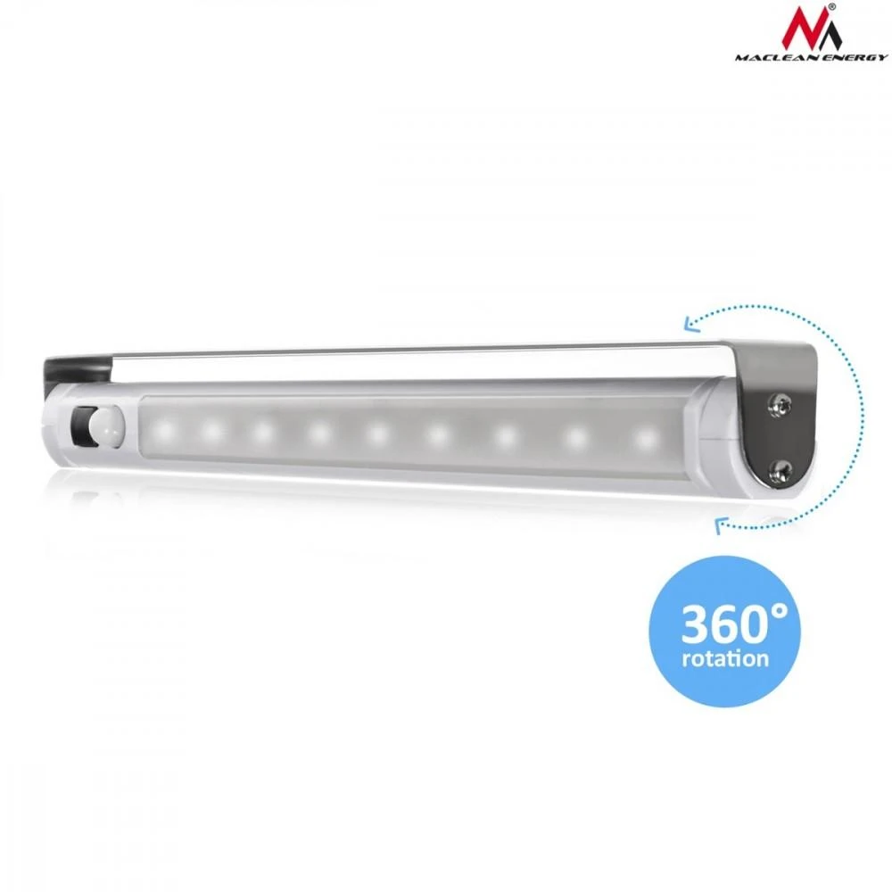MACLEAN MCE166 Maclean MCE166 Grindinė virtuvės lempa 9 SMD pir įjungimas/išjungimas