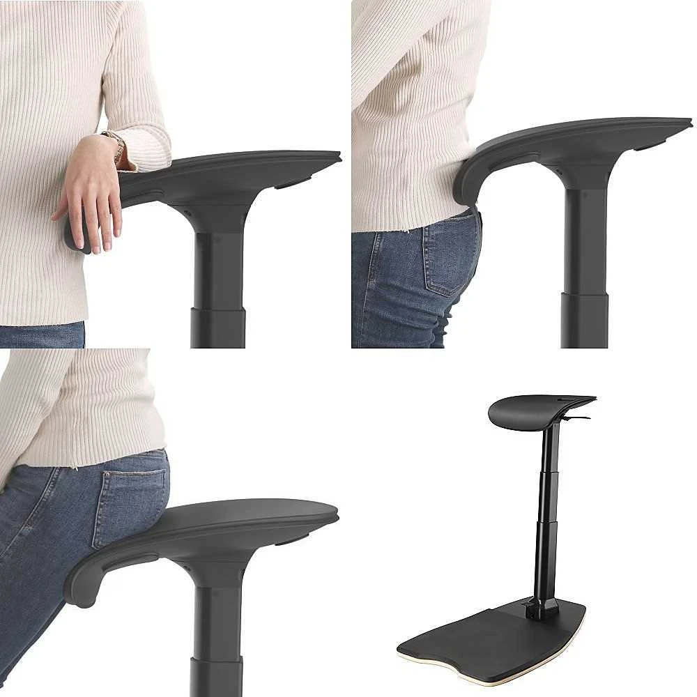 Ergonomiczne „Maclean“ ergonominė kėdė, reguliuojamo aukščio, atlošiama su nuovargio kilimėliu, 615–1180 mm, MC-872