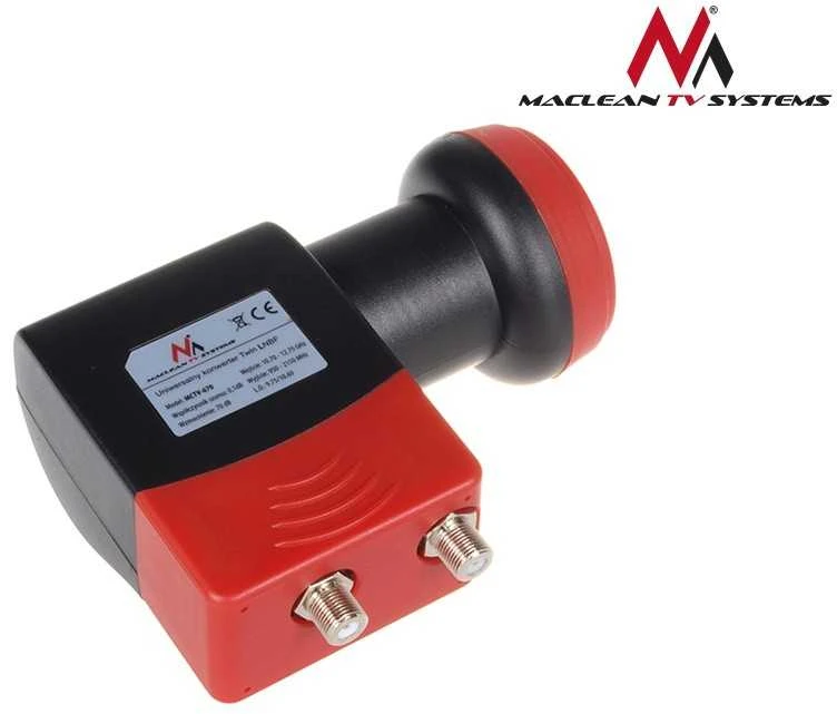 MACLEAN MCTV-670 Maclean MCTV-670 TWIN 2 imtuvas LNB 0,1dB jungiklis High Gain