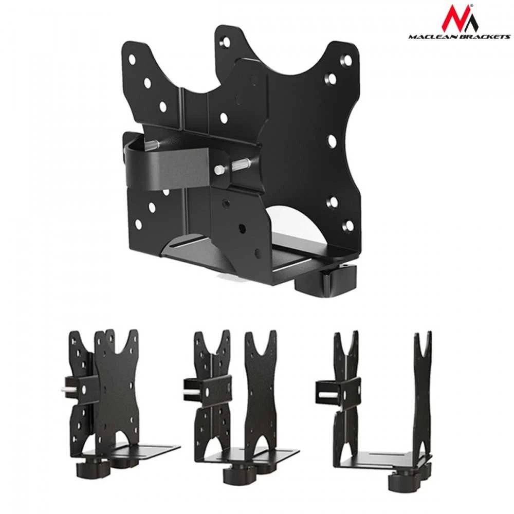 MACLEAN MC-720 Maclean MC-720 laikiklis mini kompiuteriams NUC MAC mini CPU juodas 5kg
