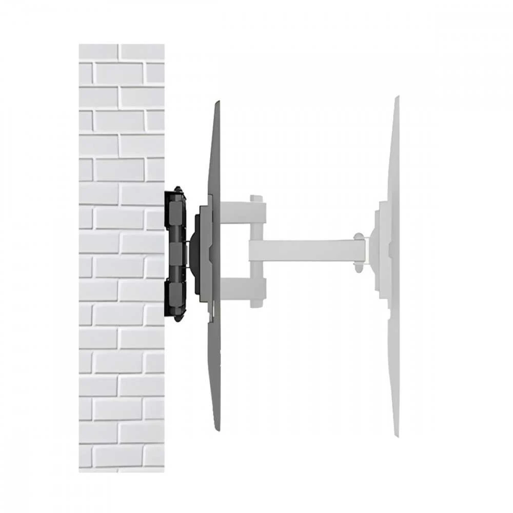 Laikiklis „Maclean“ televizoriaus laikiklis/pakabiklis, maks. VESA 400x400, 32–75 colio, 50 kg, vertikalus ir horizontalus kampo reguliavimas, profilis 80–380 mm, juodas, MC-788