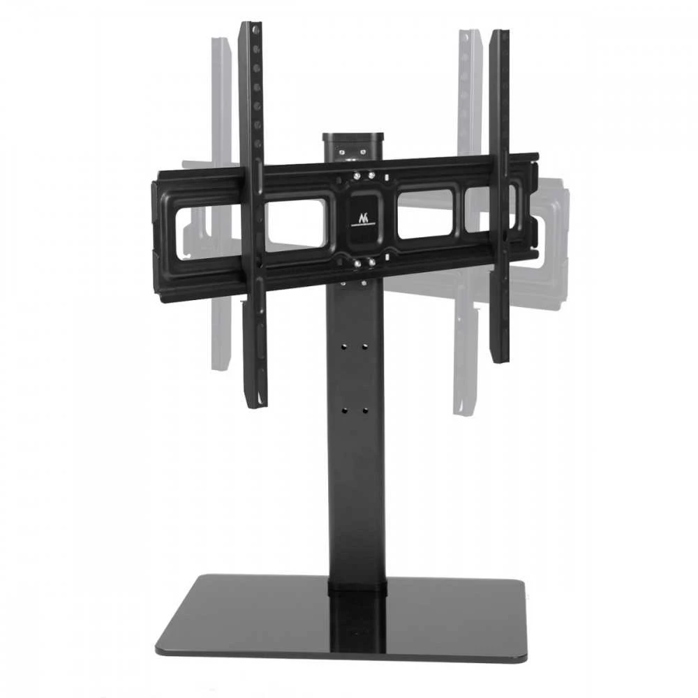 Laikiklis Maclean universalus TV stovas RTV spintelės stovui max 40kg max VESA 600x400 skirtas 32-75" televizoriui MC-386