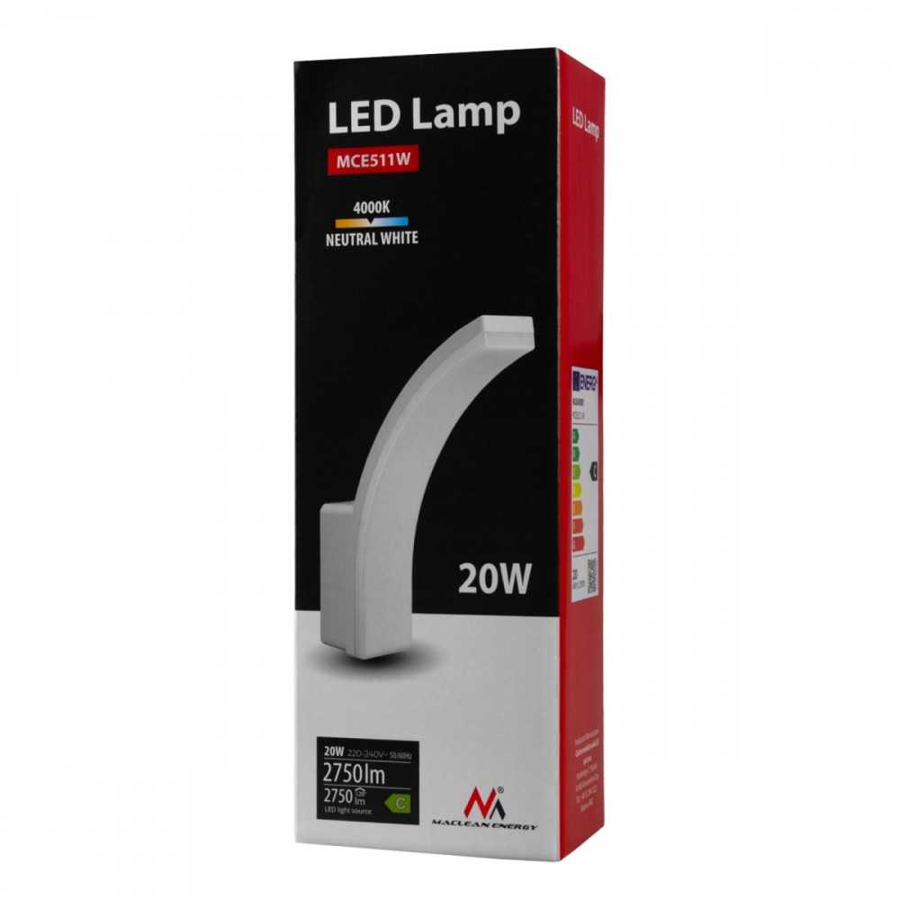 Maclean LED prožektorius MCE511 W 20W IP65 4000K