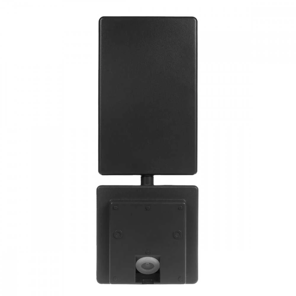 Maclean LED lempa su judesio jutikliu, PIR judesio jutiklis, juoda, 10W, IP65, 800lm, neutrali balta spalva (4000K) MCE516 B