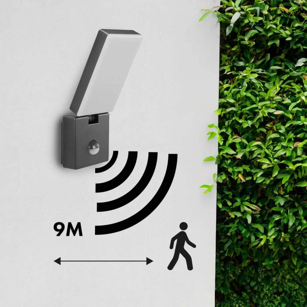 Maclean Lampa led su judesio jutikliu mce516gr 10w ip65