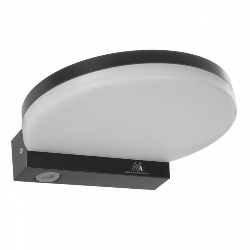 Sieninis šviestuvas Lampa „Maclean“ LED lempa, pilka, 15 W, IP65, 1300 lm, neutrali balta (4000 K) MCE346 GR