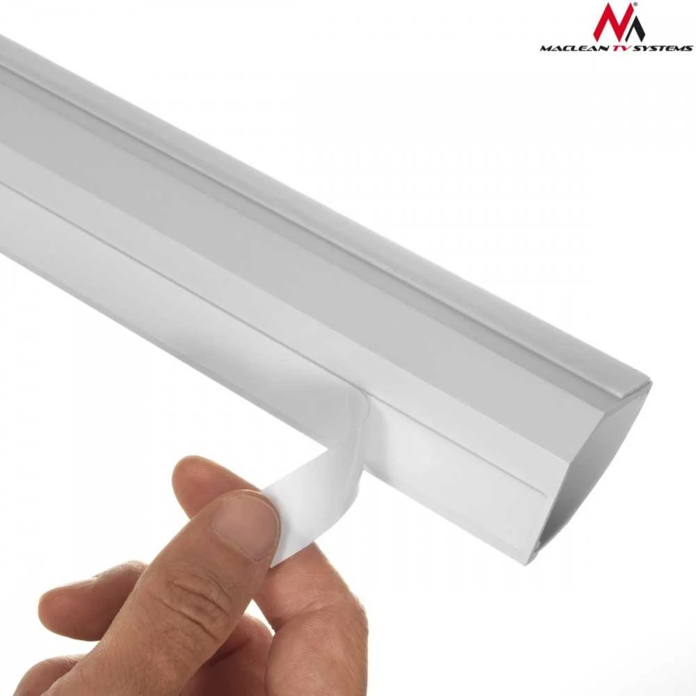 Laidų Organizatorius - Maclean Mctv-575 Flex Tube, Baltas