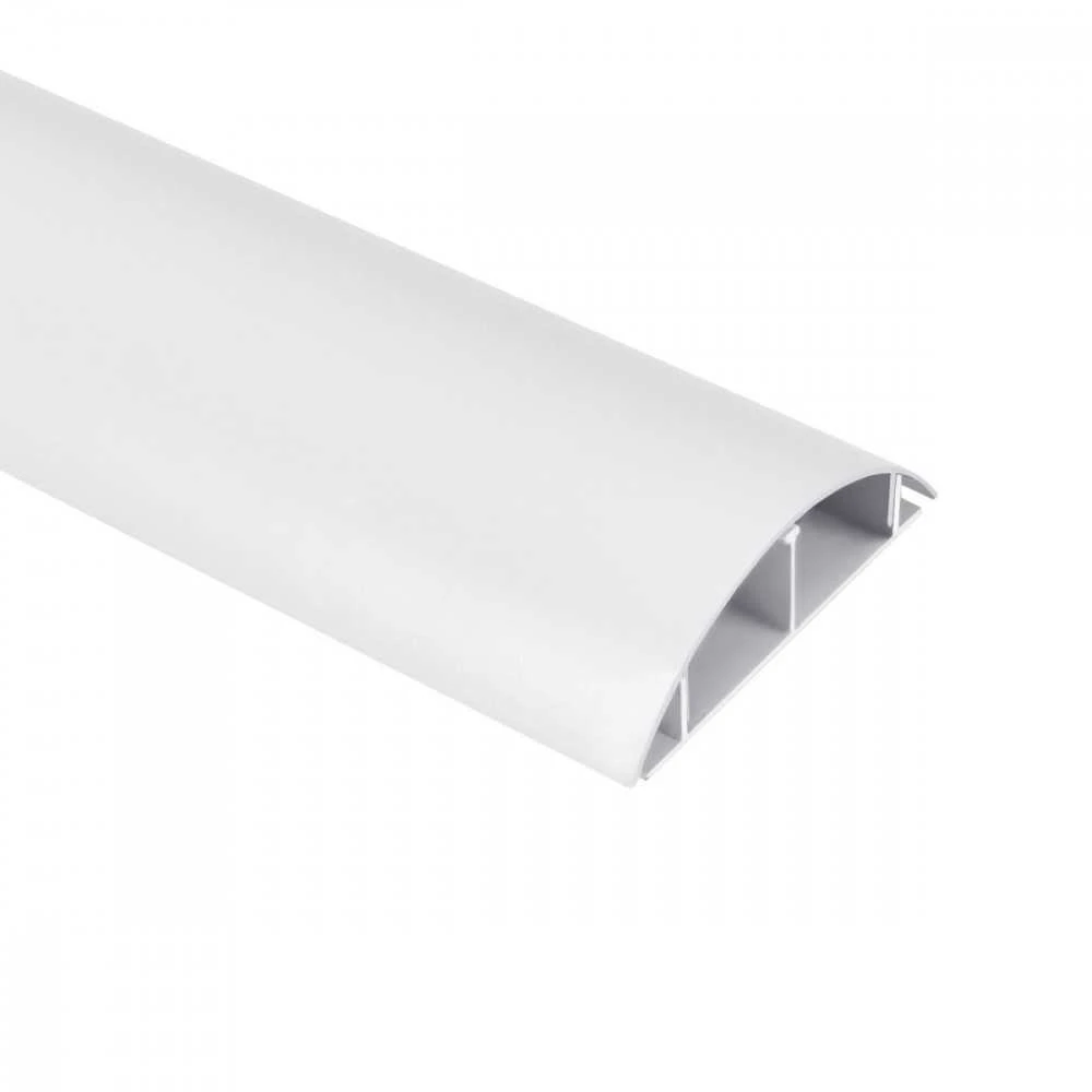 Aluminiowa „Maclean“ aliuminio kabelio dangtelis, 62x20x750 mm, baltas, MC-814 W