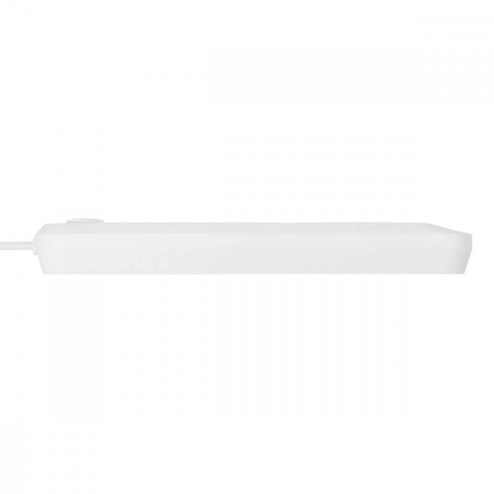 „Maclean“ maitinimo jungtis, 5 lizdų prailgintuvas + 3xUSB, 110-240V AC 50/60Hz, 2.1A max 2500W, 1.5m, baltas, MCE395 W