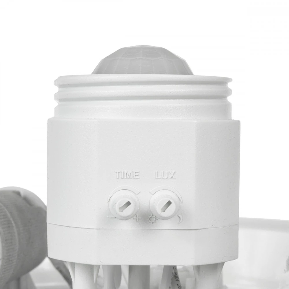 Plafon „Maclean“ lubinis šviestuvas su PIR jutikliu, keičiamu šviesos šaltiniu, 2 x maks. 40 W, E27, 220–240 V ~ 50/60 Hz, MCE324