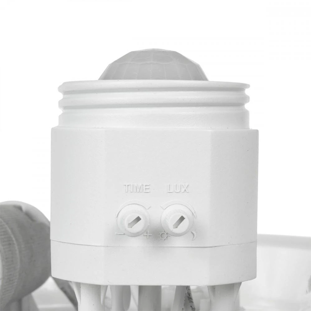 Plafon „Maclean“ lubinis šviestuvas su PIR jutikliu, keičiamu šviesos šaltiniu, 2 x maks. 40 W, E27, 220–240 V ~ 50/60 Hz, MCE324