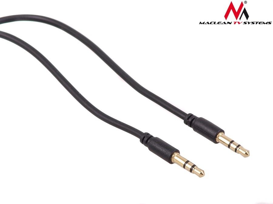 MACLEAN MCTV-815 Maclean MCTV-815 Kabelis 3,5 mm lizdas 1,5 m juodas
