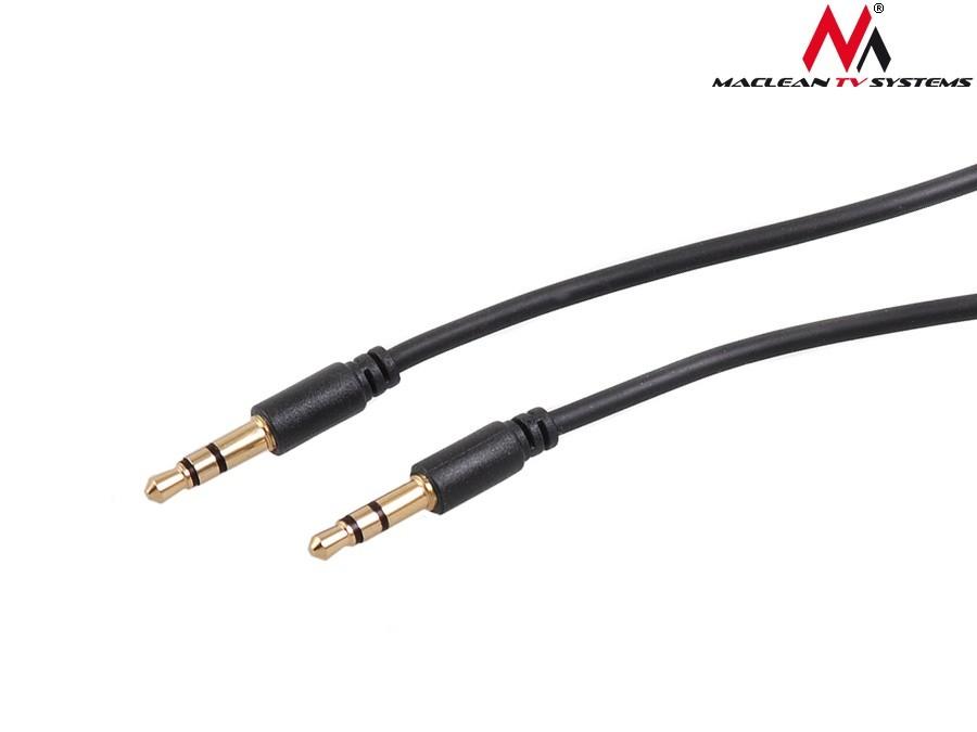 MACLEAN MCTV-815 Maclean MCTV-815 Kabelis 3,5 mm lizdas 1,5 m juodas