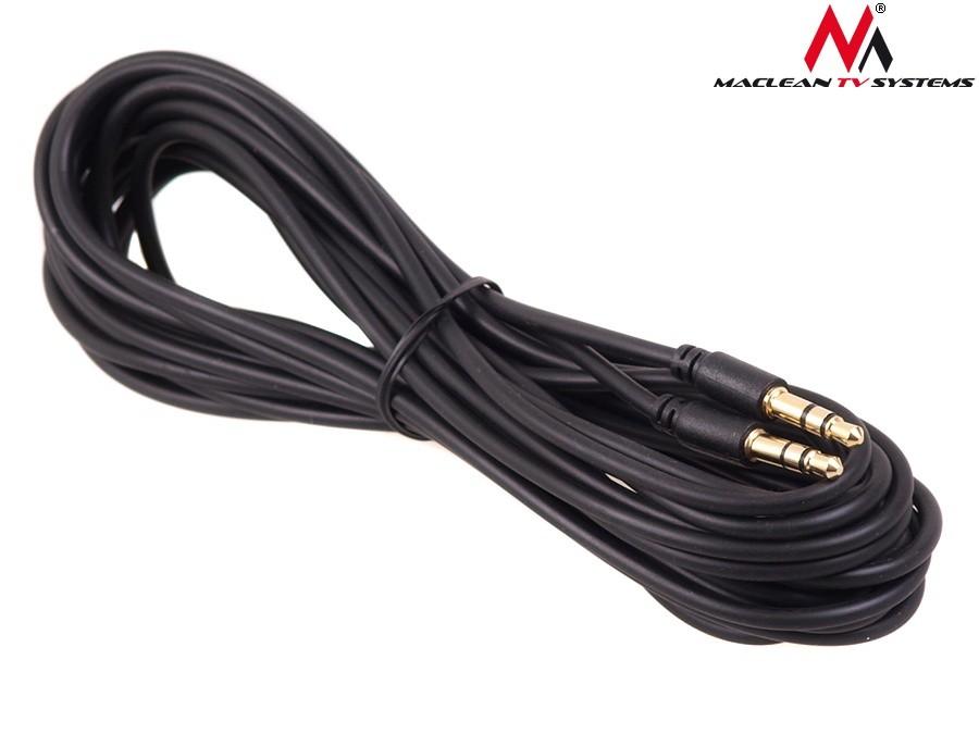 MACLEAN MCTV-815 Maclean MCTV-815 Kabelis 3,5 mm lizdas 1,5 m juodas