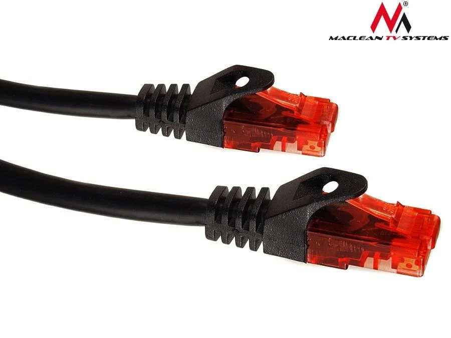 MACLEAN MCTV-741 Maclean MCTV-741 Patchcord UTP cat6 Kabelio kištukas-kištukas 20m juodas