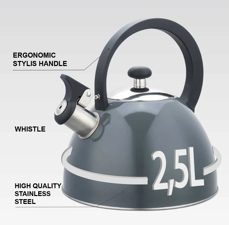 Maestro MR-1302-Pilkas virdulys 2.5 L Pilkas