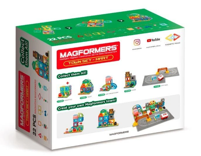 Magformers MAGFORMERS TOWN SET- MART