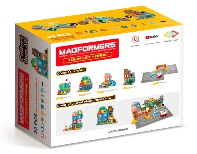 Magformers Klocki TOWN SET-BANK