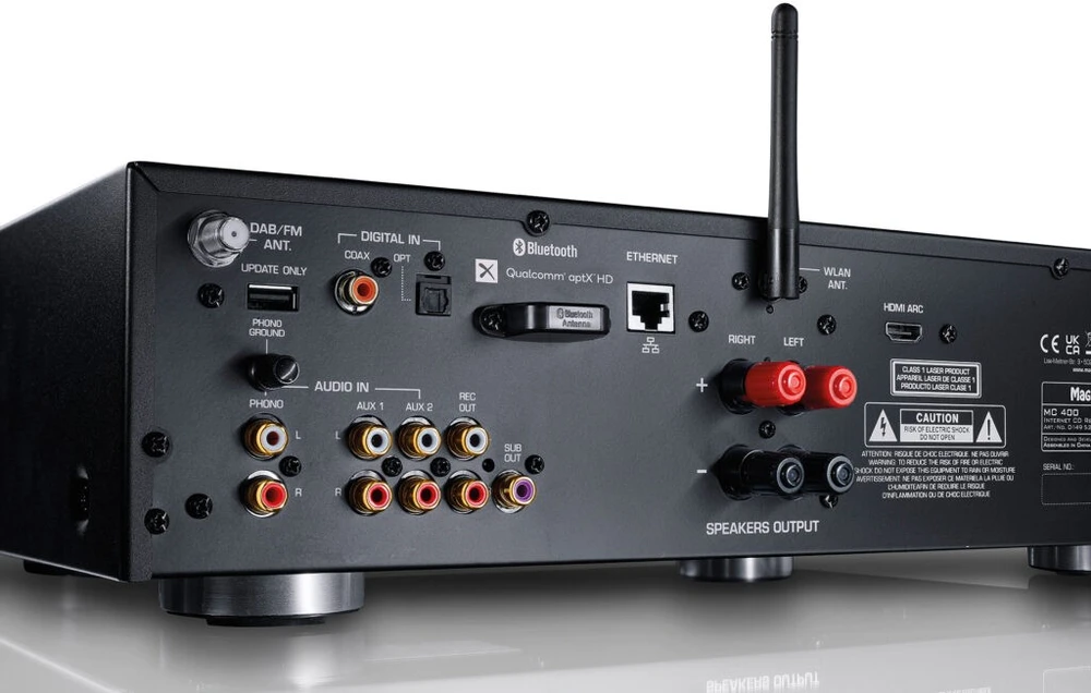 Magnat MC 400 - Network Player 40 W, 2.0 ch. stereo, juodas